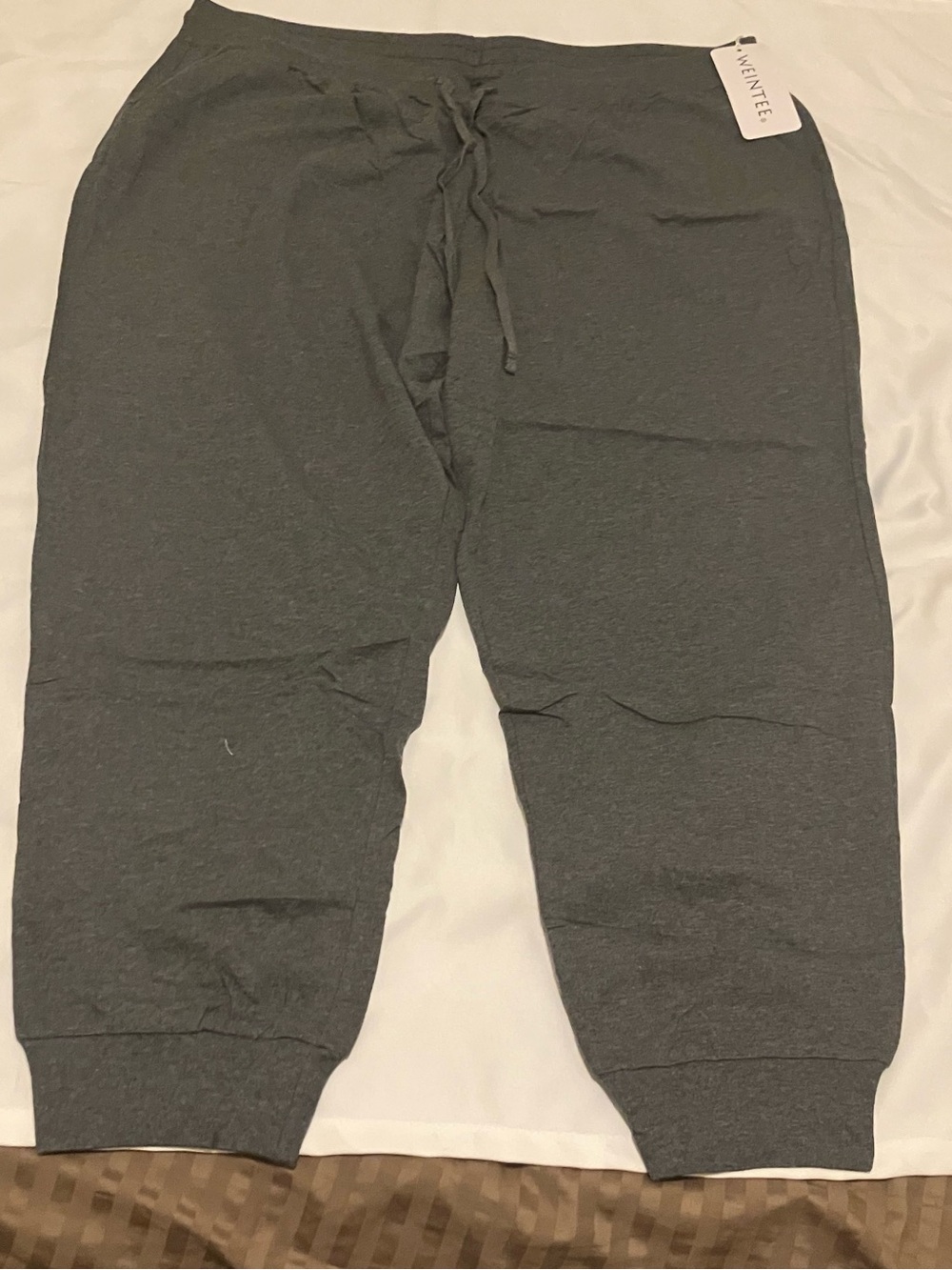 Women’s WEINTEE Gray Sweat Pants Size 3X Brand New Tags On